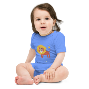 Leo Baby short sleeve one piece