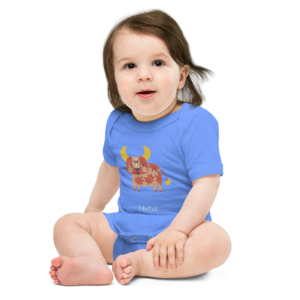 Taurus Baby short sleeve one piece