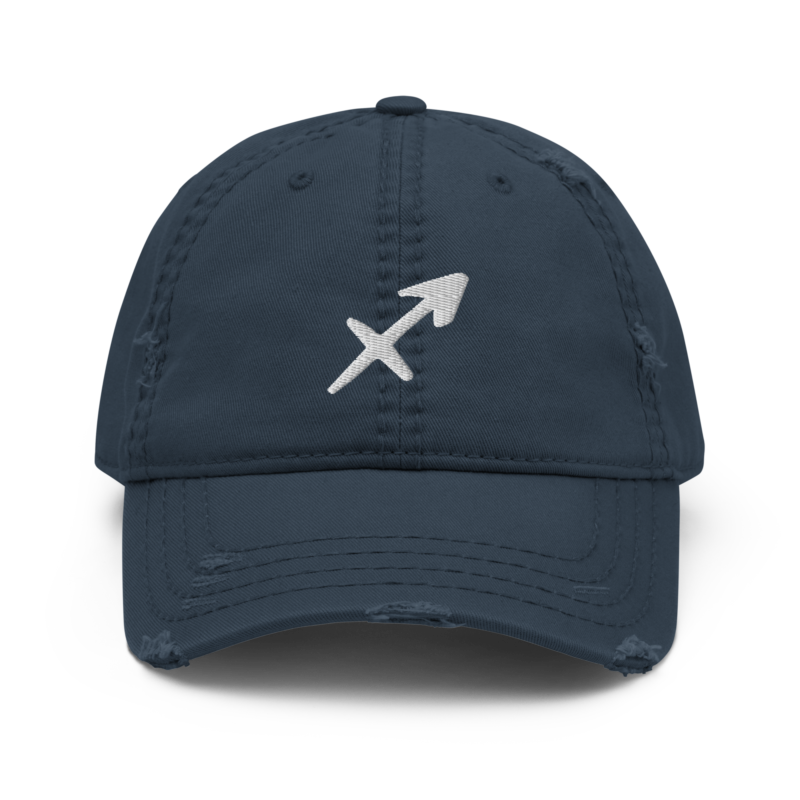 Sagittarius Distressed  Hat
