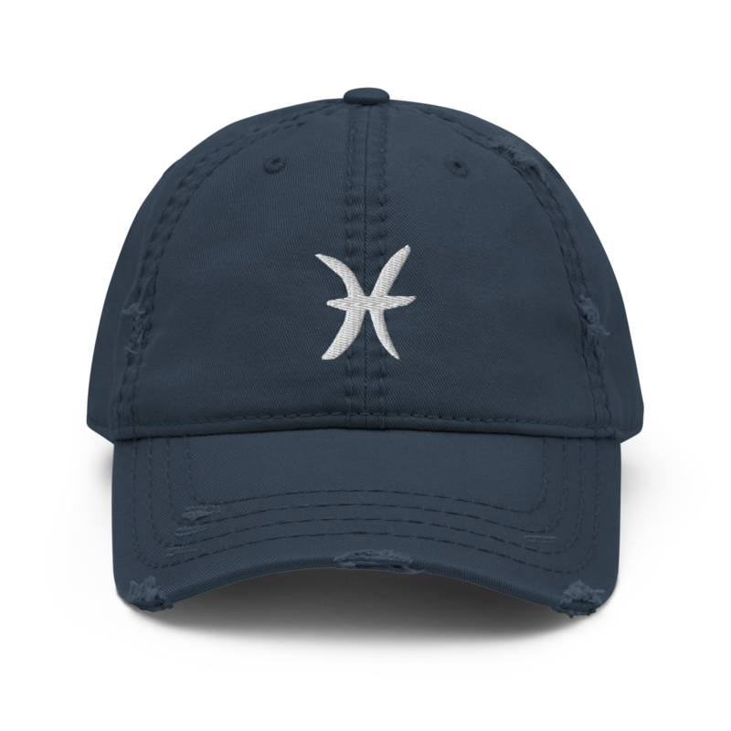 Pisces Distressed Hat