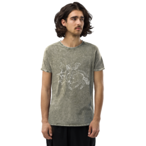 unisex denim t shirt dark army green front 64089bbe010fd