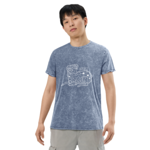 unisex denim t shirt denim blue front 6409f133bb3e1
