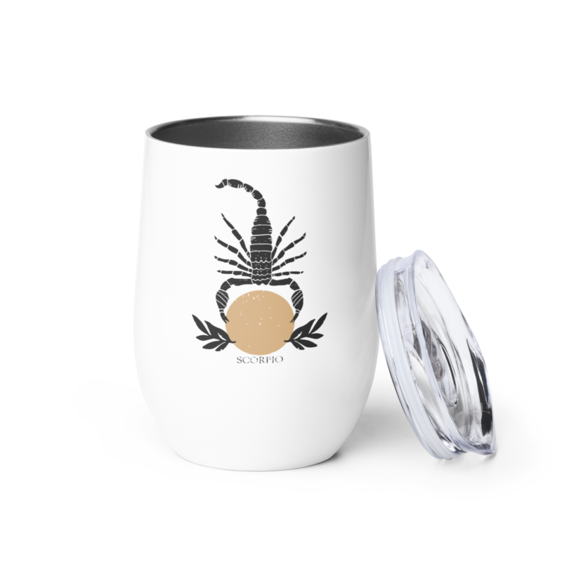 Scorpio Wine tumbler