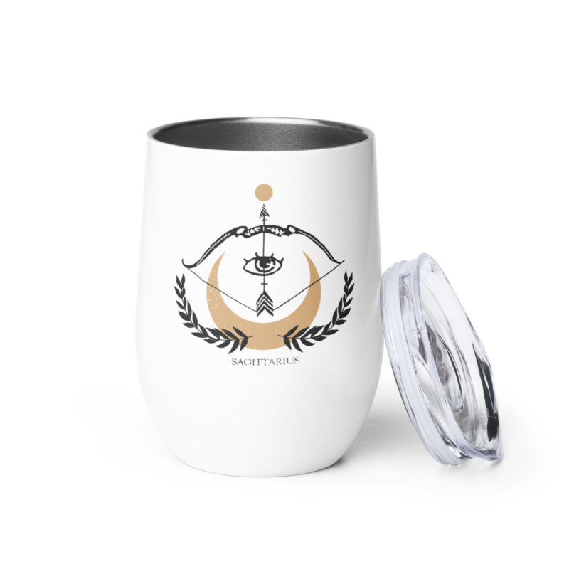 Sagittarius Wine tumbler