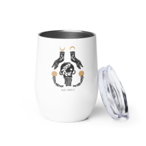 Aquarius Wine tumbler