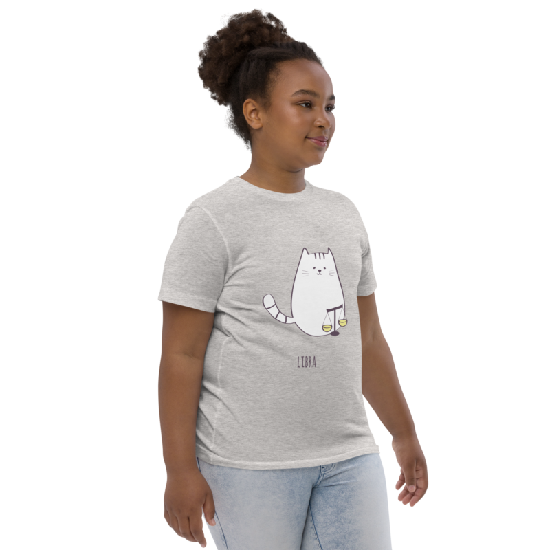 Libra Cat Youth jersey t-shirt
