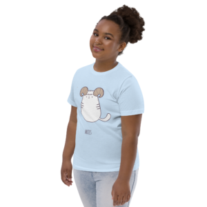 Aries Cat Youth jersey t-shirt