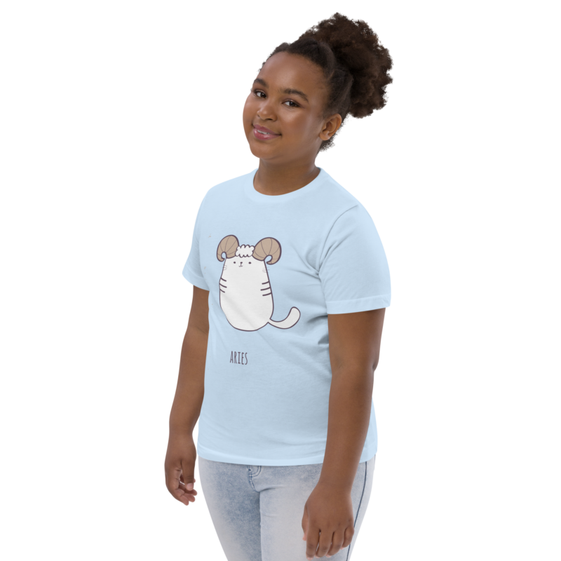 Aries Cat Youth jersey t-shirt