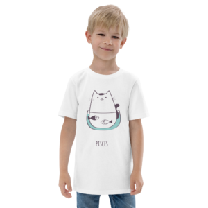 Pisces Cat Youth jersey t-shirt