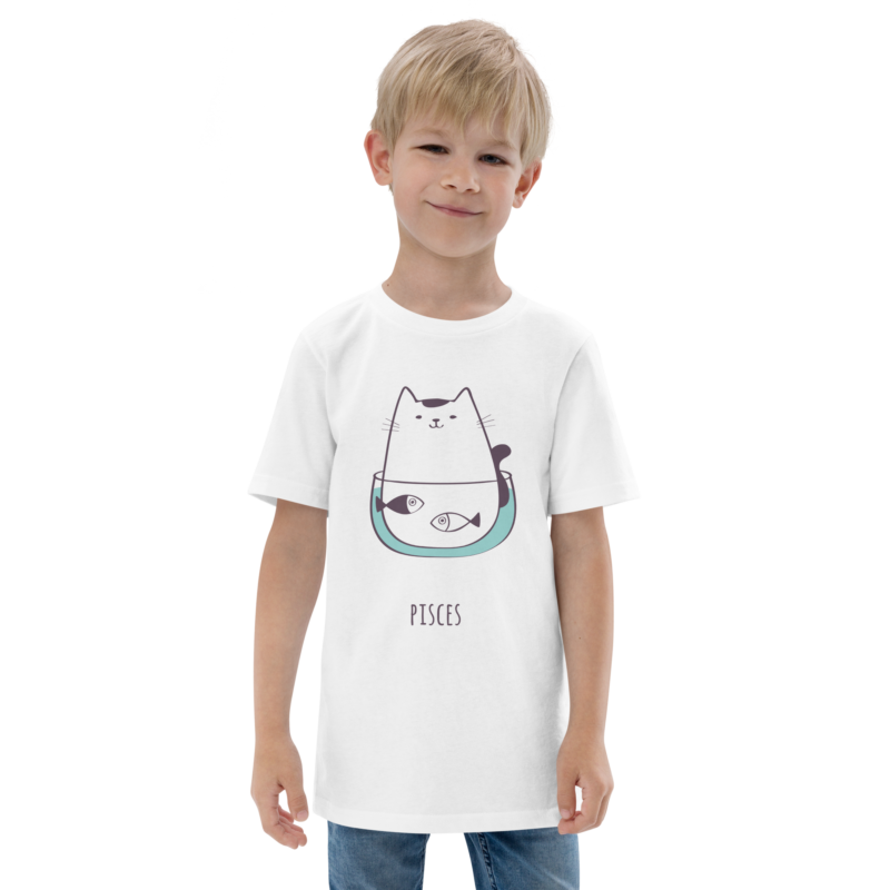 Pisces Cat Youth jersey t-shirt