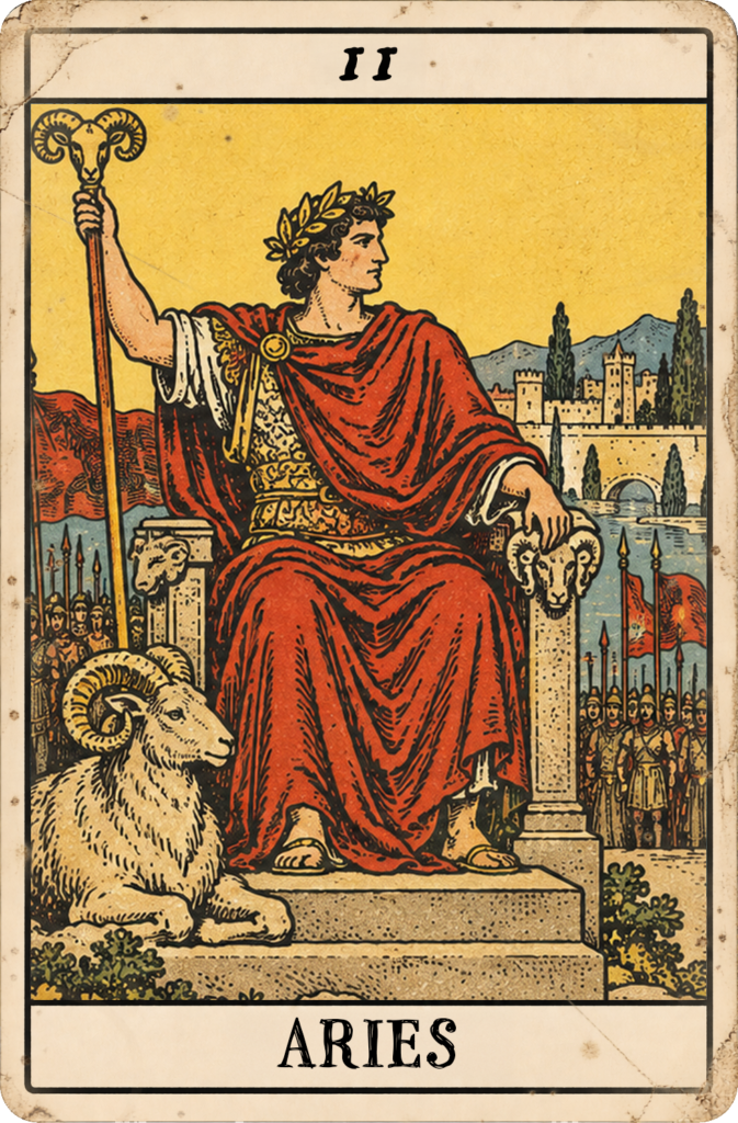 Saturn Sabian card: 11° Aries